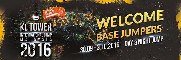 KL Tower BASE Jump 2016